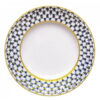 LOMONOSOV IMPERIAL PORCELAIN DINNER PLATE COBALT NET 24 Cm
