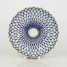 Lomonosov Imperial Porcelain Cookie Pastry Dish Cobalt Net Tulip