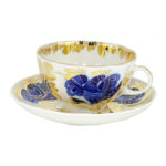 Lomonosov Imperial Porcelain Teacup And Saucer Tulip GOLDEN GARDEN 250 ML