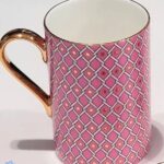 Lomonosov Imperial Bone China Porcelain Coffee Mug Idyll Pink 400 Ml