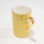 Lomonosov Imperial Bone China Porcelain Mug Idyll Sunny Yellow  400 Ml