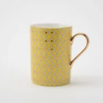 Lomonosov Imperial Bone China Porcelain Mug Idyll Sunny Yellow  400 Ml