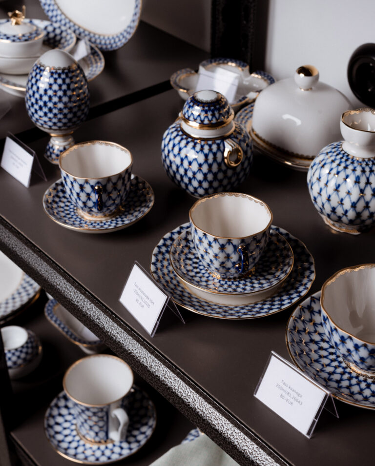 Lomonosov Porcelain - shop- Cobalt Net selling