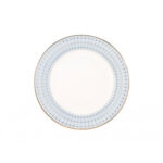 LOMONOSOV IMPERIAL PORCELAIN DINNER PLATE AZURE v.2 SMOOTH 27 cm