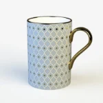 Lomonosov Imperial Bone China Porcelain Coffee Mug Idyll Azure V.2 400 Ml