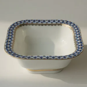 Lomonosov Imperial Porcelain Salad Bowl Cobalt Net (2 Serv.) 360 Ml