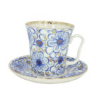 Lomonosov Imperial Porcelain Coffee Latte Hot Chocolate Mug Bindweed 360 Ml