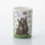 Lomonosov Imperial Bone China Porcelain Coffee Mug Idyll Alice Garden 400 Ml