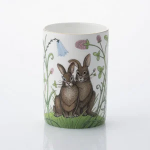 Lomonosov Imperial Bone China Porcelain Coffee Mug Idyll Alice Garden 400 Ml