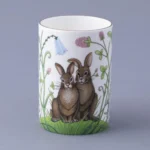 Lomonosov Imperial Bone China Porcelain Coffee Mug Idyll Alice Garden 400 Ml