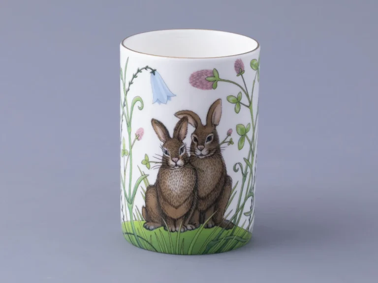 Lomonosov Imperial Bone China Porcelain Coffee Mug Idyll Alice Garden 400 Ml