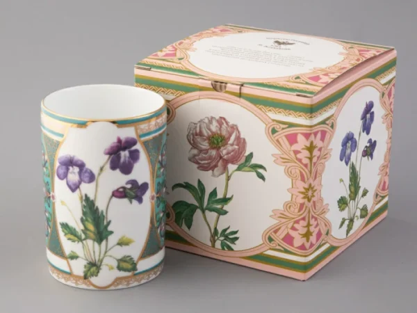 Lomonosov Porcelain Gift Set Mug Violet 400ml