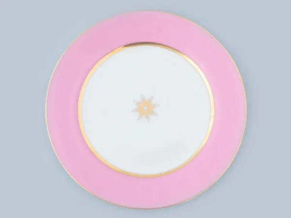 Lomonosov Imperial Porcelain Dinner Plate  IDYLL PINK 20 Cm