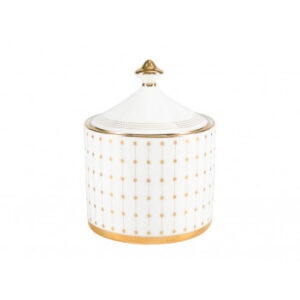 Lomonosov Imperial Bone China Porcelain Sugar Bowl AZURE GOLD 300 ml