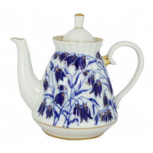 LOMONOSOV IMPERIAL PORCELAIN TEAPOT BLUEBELLS 750 ml