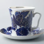 LOMONOSOV IMPERIAL PORCELAIN COFFEE LATTE HOT CHOCOLATE MUG BIRDS 360 ml