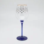 LOMONOSOV IMPERIAL GLASS WINE COBALT NET SET 4 PC 380 ML