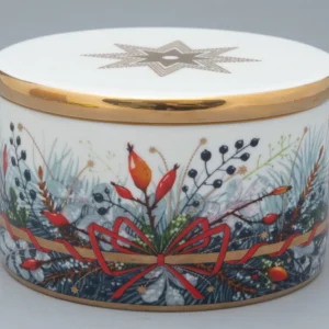 Lomonosov Imperial Bone China Porcelain Treasure Jewelry Box Kalenda