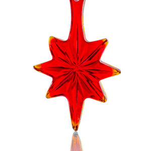 Goos Crystal Festive Decor Collection "Star" (red) 12.7cm