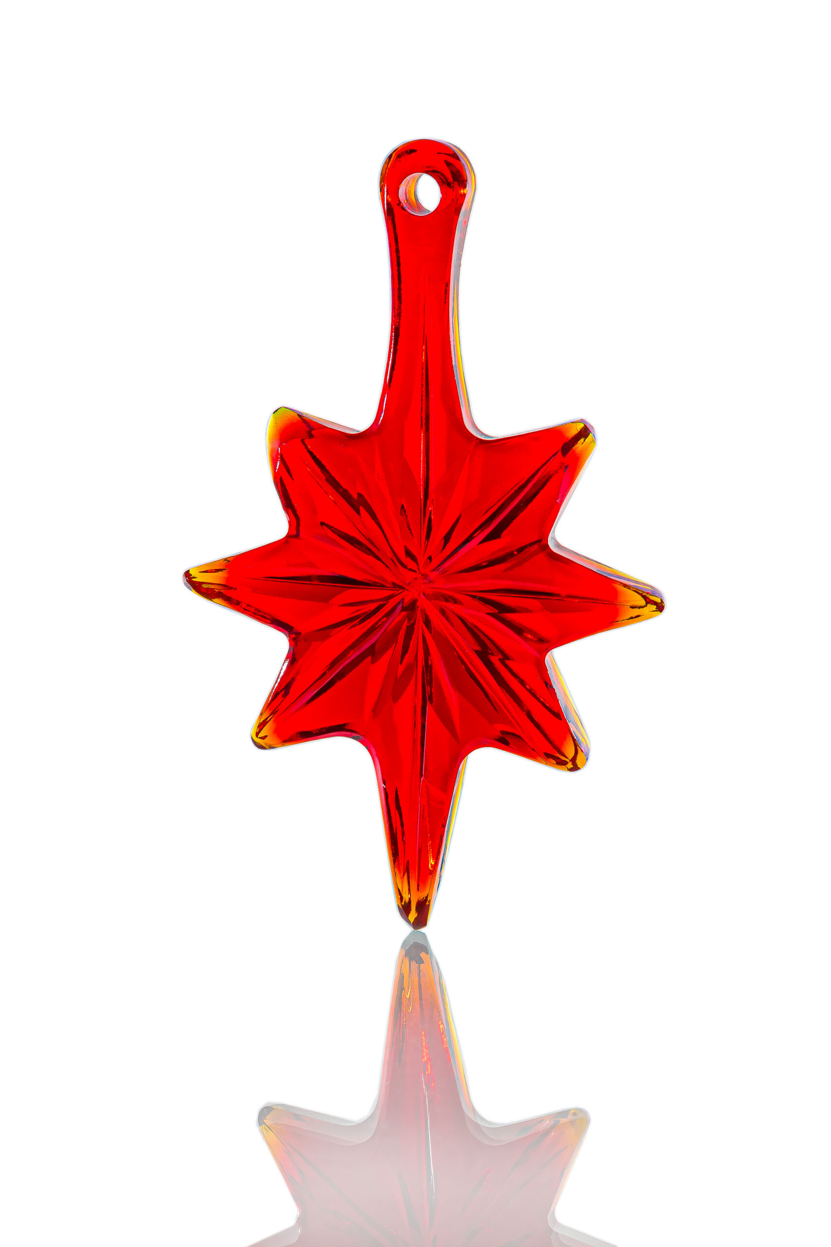 Goos Crystal Festive Decor Collection "Star" (red) 12.7cm