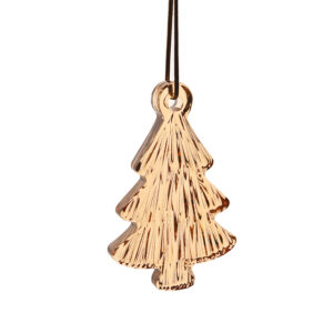 Goos Crystal Festive Decor Collection "Christmas tree" (amber) 10cm