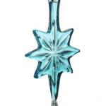 Goos Crystal Festive Decor Collection "Star" (turquoise) 12.7cm