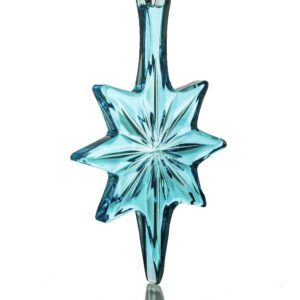 Goos Crystal Festive Decor Collection "Star" (turquoise) 12.7cm