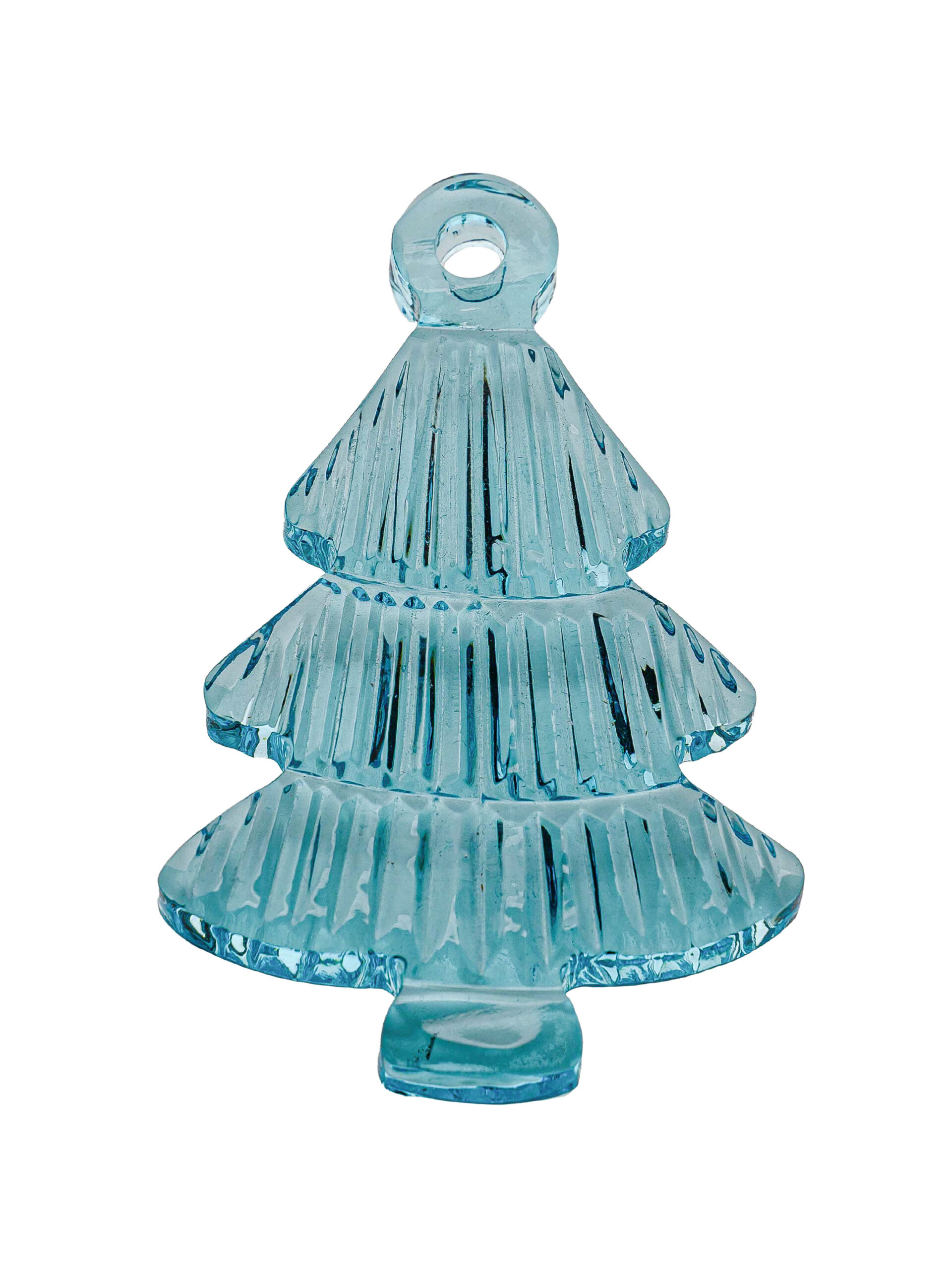 Goos Crystal Festive Decor Collection "Christmas tree" (turquoise) 10cm