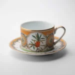 Lomonosov Porcelain  cup and saucer Siberian Sea Buckthorn ,250ml