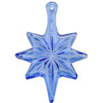 Goos Crystal Festive Decor Collection "Star" (cornflower blue) 12.7cm
