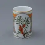 Lomonosov Porcelain Gift Set Mug Siberian sea buckthorn 400ml