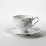 LOMONOSOV IMPERIAL BONE CHINA PORCELAIN ESPRESSO CUP AISEDORA SWAN LAKE  240 ml