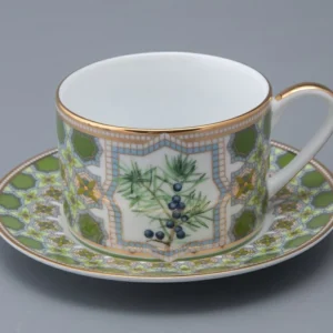 Lomonosov Porcelain  cup and saucer Juniper 250ml