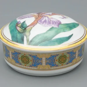 Lomonosov Porcelain Jewelry box Delicate Iris