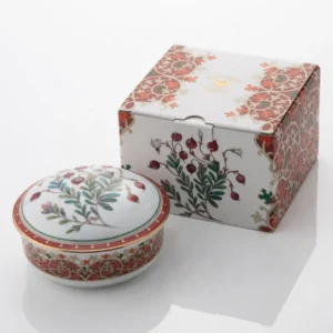 Lomonosov Porcelain Jewelry box Cranberry