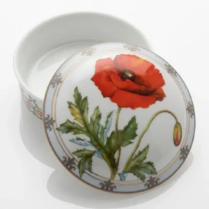 Lomonosov Porcelain Jewelry box Poppy