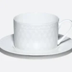 Lomonosov Porcelain cup with saucer Pearl 300ml