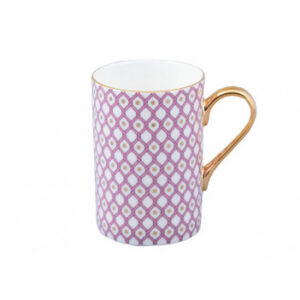 Lomonosov Imperial Bone China Porcelain Coffee Mug Idyll Pink V.1 400 Ml
