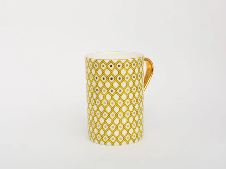 Lomonosov Imperial Bone China Porcelain Mug Idyll Sunny Yellow 1 400 Ml