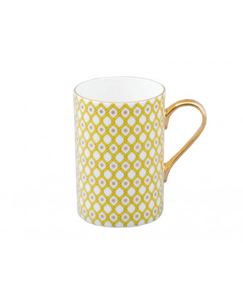 Lomonosov Imperial Bone China Porcelain Mug Idyll Sunny Yellow 1 400 Ml