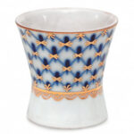 Lomonosov Imperial Porcelain Cobalt Net Egg Cup