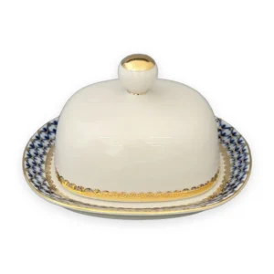 Kobaltnetz Butterdose, 10 cm