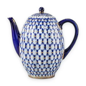 Kobaltnetz Kaffeekanne, Form Tulpe, 1200 ml