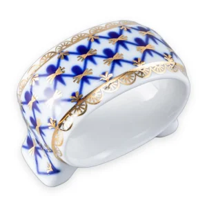 Kobaltnetz Serviettenring, Form Jugend, 46 mm
