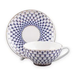 Kobaltnetz Teetasse, Form Kuppel, 300 ml