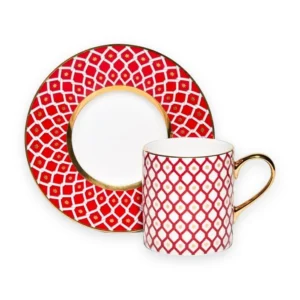 Scarlet cup & saucer, Idyll, 100 ml