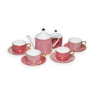 Scarlet tea set, Idyll