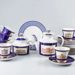 Lomonosov Porcelain Classic of Petersburg  Tea Set 20-Piece